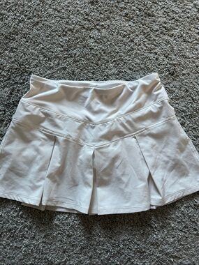 Ivivva White Girls Pleated Athletic Skort